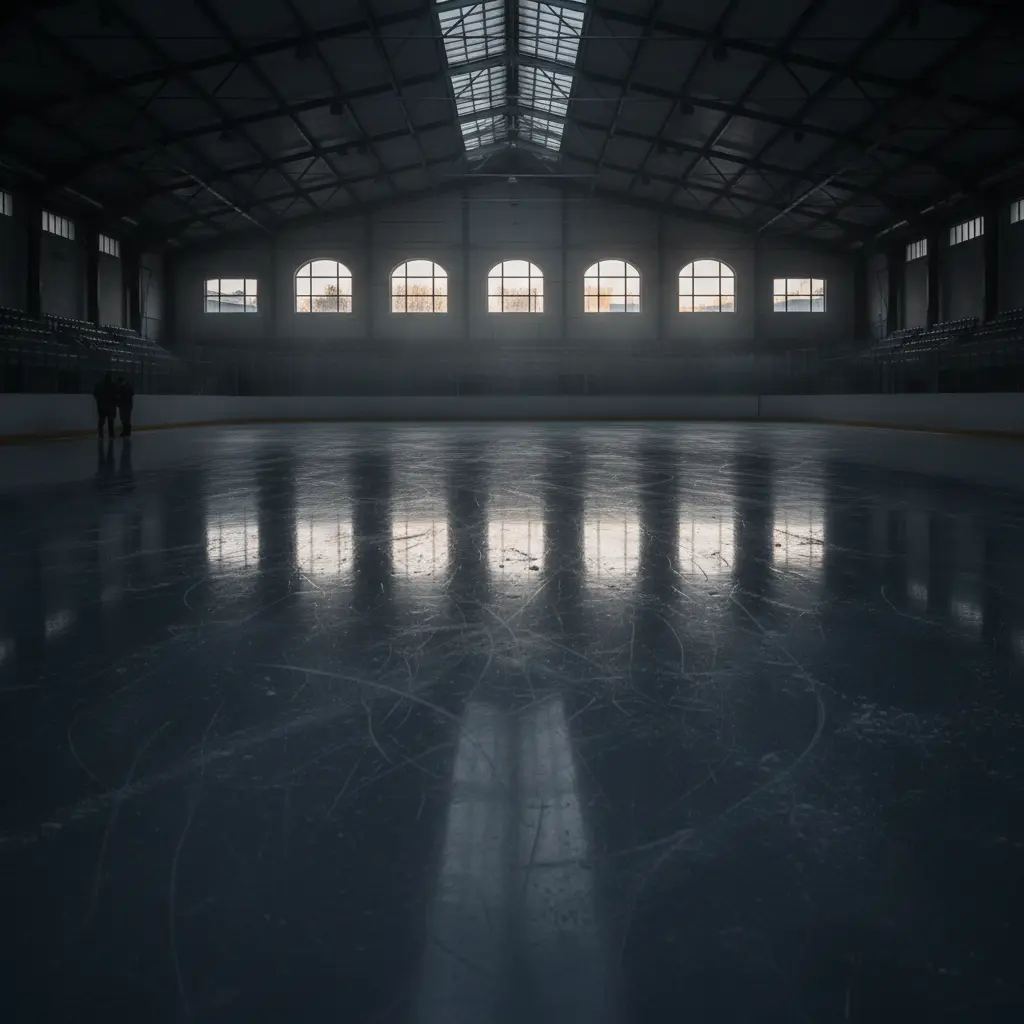 Ice rink background
